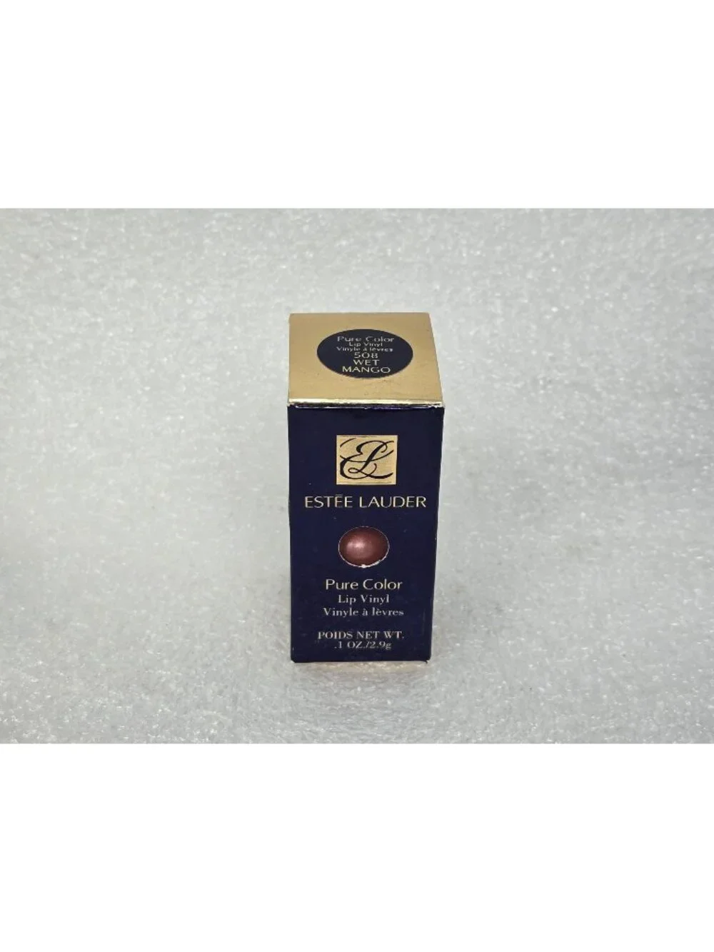 Estée Lauder Pure Color Lip Vinyl Gloss Velvet Mango 508 0.1 Oz New In Box